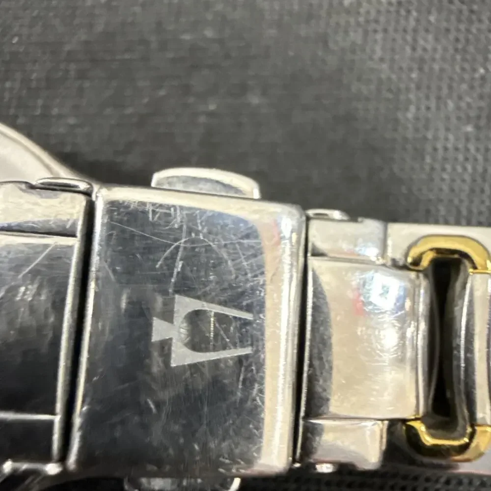 Women's Bulova 98M001 Watch New Battery 29mm Case Mother Of Pearl 5.75 Band (Z5)